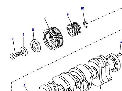 G03035 CRANKSHAFT & BEARINGS  Discovery 1 (L25)