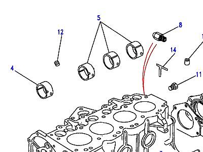 G03040 БЛОК ЦИЛИНДРОВ  Discovery 1 (L25)