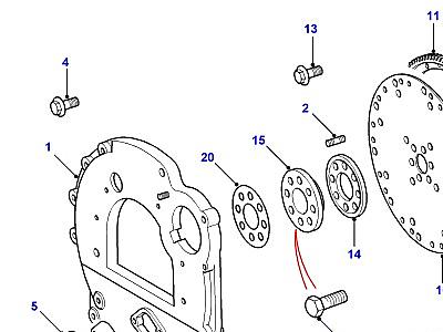 G03050 DRIVE PLATE AUTO  Discovery 1 (L25)