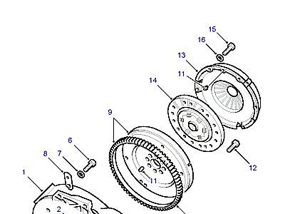 G03070 СЦЕПЛЕНИЕ, МАХОВИК  Discovery 1 (L25)