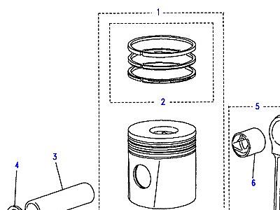 G03115 PISTON, CONNECTING ROD & BEARINGS  Discovery 1 (L25)