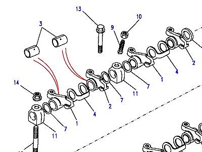 G03130 ROCKERSHAFT  Discovery 1 (L25)