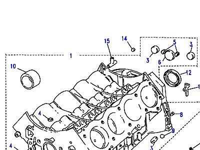 G04055 БЛОК ЦИЛИНДРОВ  Discovery 1 (L25)