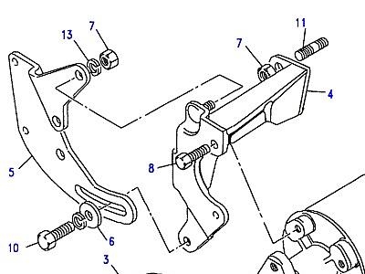 G04125 POWER STEERING PUMP & MOUNTINGS  Discovery 1 (L25)