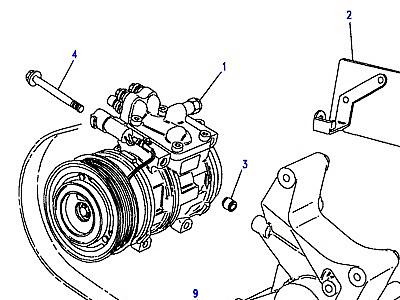 G05010 AIR-CON COMPRESSOR SERPENTINE BELT DRIVE  Discovery 1 (L25)