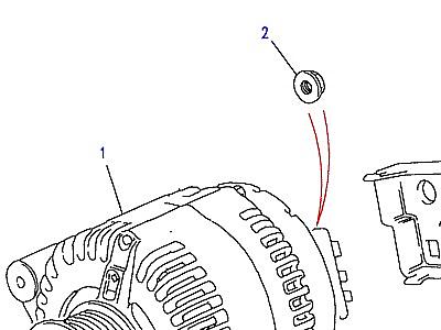 G05025 ALTERNATOR MAGNETI MARRELI A127  Discovery 1 (L25)