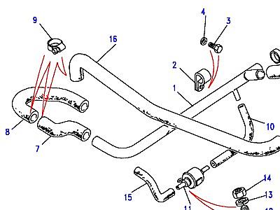 G05150 PLENUM HOSES  Discovery 1 (L25)