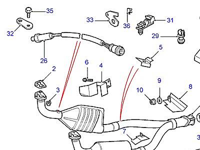 H02020 СИСТЕМА ВЫПУСКА  Discovery 1 (L25)