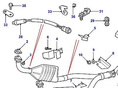 H02021 СИСТЕМА ВЫПУСКА  Discovery 1 (L25)