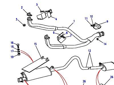 H02035 СИСТЕМА ВЫПУСКА  Discovery 1 (L25)
