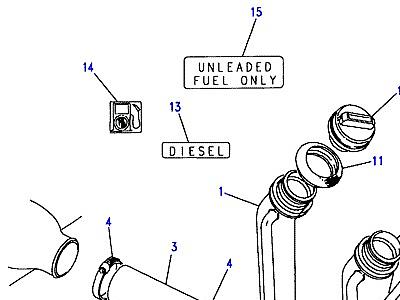 I01075 FUEL FILLER CONT.  Discovery 1 (L25)