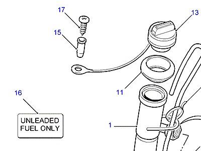 I01076 ЗАЛИВНАЯ ГОРЛОВИНА ТОПЛИВНОГО БАКА  Discovery 1 (L25)