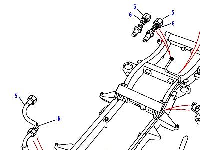 I01080 FUEL PIPES  Discovery 1 (L25)