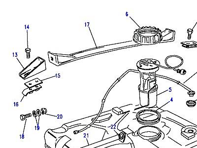 I01110 FUEL TANK SENDER AND MOUNTINGS  Discovery 1 (L25)