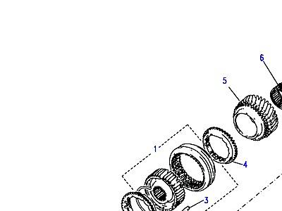 J01055 MAINSHAFT GEARS 3RD/4TH  Discovery 1 (L25)