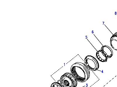 J03065 MAINSHAFT GEARS 3RD/4TH  Discovery 1 (L25)