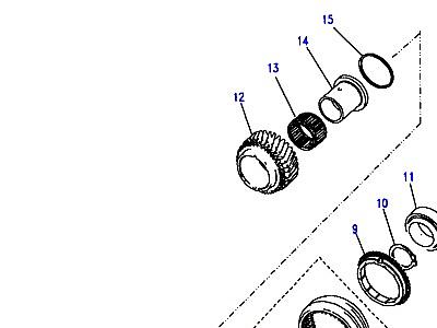 J03070 MAINSHAFT GEARS 5TH/REVERSE  Discovery 1 (L25)