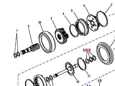 J04100 WEB SHAFT & FOURTH GEAR  Discovery 1 (L25)