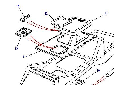 K01005 AUTO & MANUAL SELECTOR MOUNTING В СБОРЕ  Discovery 1 (L25)