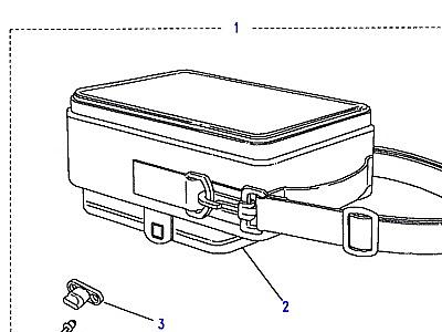 K01050 CENTRE CONSOLE BAG  Discovery 1 (L25)