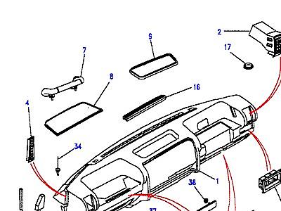 K01060 ПАНЕЛЬ ПРИБОРОВ В СБОРЕ (CONT)  Discovery 1 (L25)