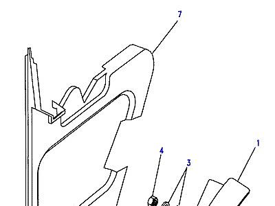 K01080 FOOTREST & TOEBOX TRIM  Discovery 1 (L25)