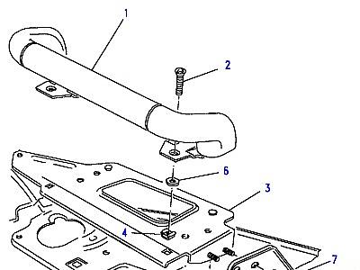 K01095 GRAB HANDLE ПАНЕЛЬ ПРИБОРОВ  Discovery 1 (L25)