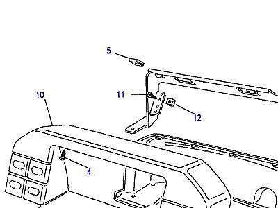K01105 INSTRUMENT BINNACLE MOUNTING  Discovery 1 (L25)
