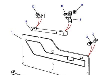 K01135 REAR END DOOR CASING  Discovery 1 (L25)