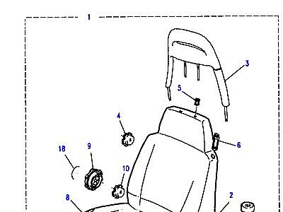 L02010 FRONT SEAT В СБОРЕ  Discovery 1 (L25)