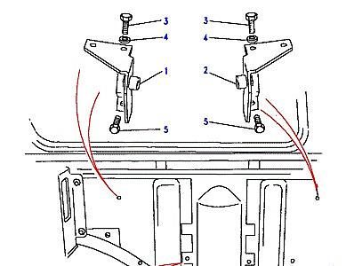 L02065 REAR INWARD FACING-FIXINGS  Discovery 1 (L25)