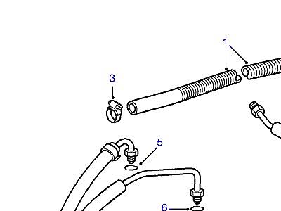 N01005 ШЛАНГИ УСИЛ.РУЛЕВ.УПРАВЛ.  Discovery 1 (L25)