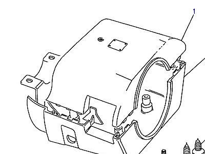 N02010 КОЖУХ РУЛЕВОЙ КОЛОНКИ  Discovery 1 (L25)