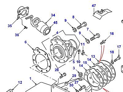 P01070 SPEEDO HOUSING  Discovery 1 (L25)