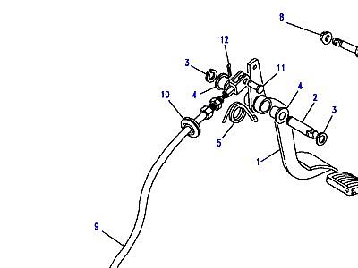 Q01005 ПЕДАЛЬ АКСЕЛЕРАТОРА  Discovery 1 (L25)