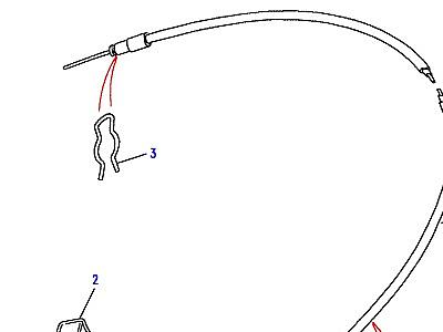 Q01015 CHOKE CABLE  Discovery 1 (L25)