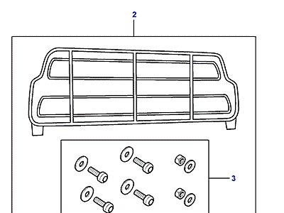 A01035 DOG GUARDS  Discovery 2 (L50)