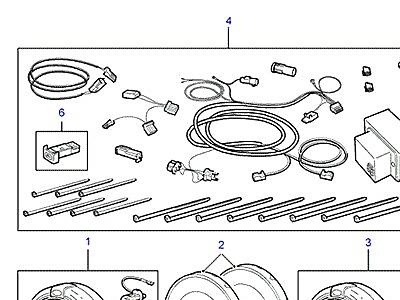 A01050 DRIVING LAMP KIT-SAFARI 5000  Discovery 2 (L50)