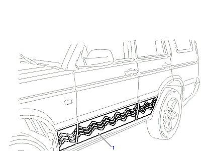 A01060 EXTERIOR PROTECTION  Discovery 2 (L50)