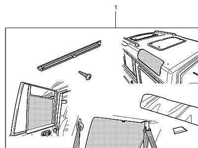 A01150 SUNROOF GLASS & SUNBLINDS  Discovery 2 (L50)
