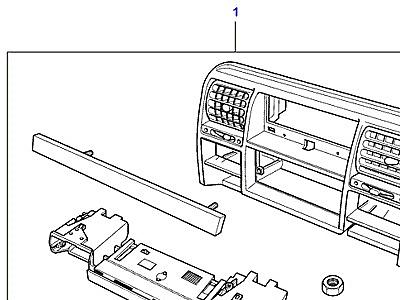 A01175 WOOD TRIM-INTERIOR  Discovery 2 (L50)