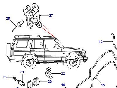 B02015 VALVE BLOCK & PIPES  Discovery 2 (L50)