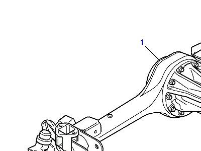 B03020 FRONT AXLE В СБОРЕ  Discovery 2 (L50)