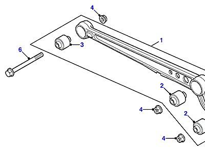 B04015 RADIUS ARMS & LINKS  Discovery 2 (L50)