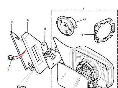 C01065 EXTERIOR MIRRORS  Discovery 2 (L50)