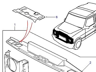 C01090 FRONT END PANELS  Discovery 2 (L50)