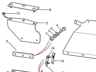 C01125 MUDFLAP В СБОРЕ  Discovery 2 (L50)