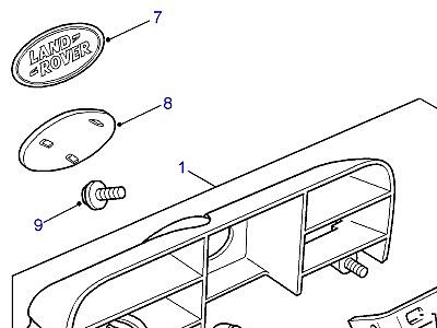 C01140 REAR DOOR LOCK COVER  Discovery 2 (L50)