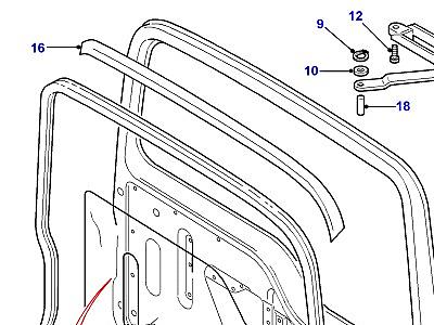 C01145 REAR END DOOR В СБОРЕ  Discovery 2 (L50)