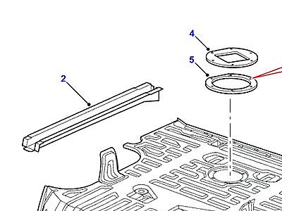 C01160 REAR FLOOR  Discovery 2 (L50)